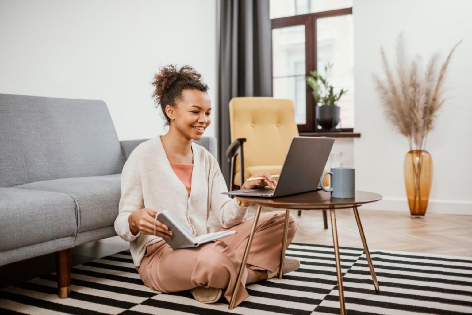 Professional financial planning workspace with budget forecasting materials